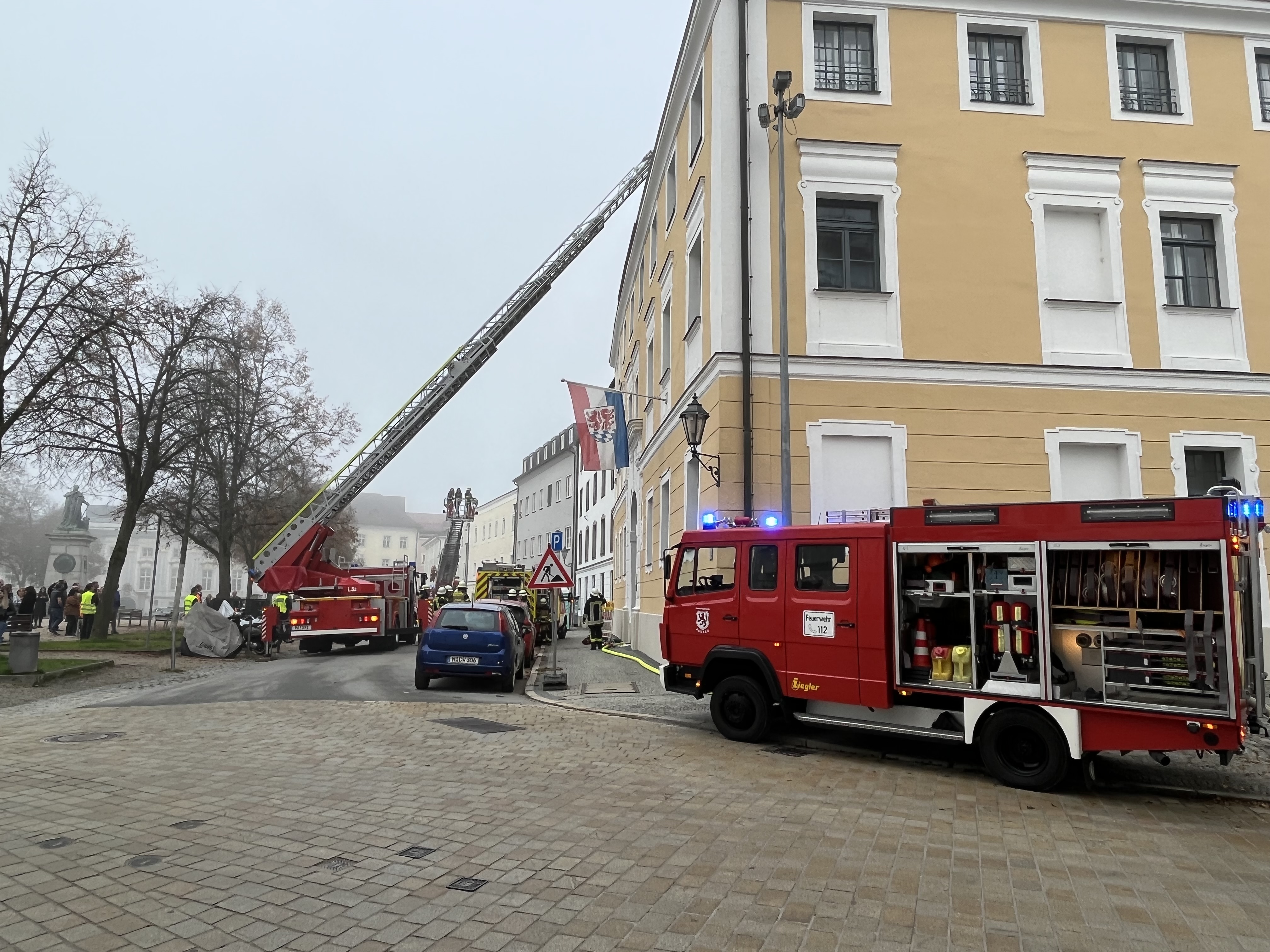 Feueralarm im Landratsamt: Zum Glück nur eine Übung