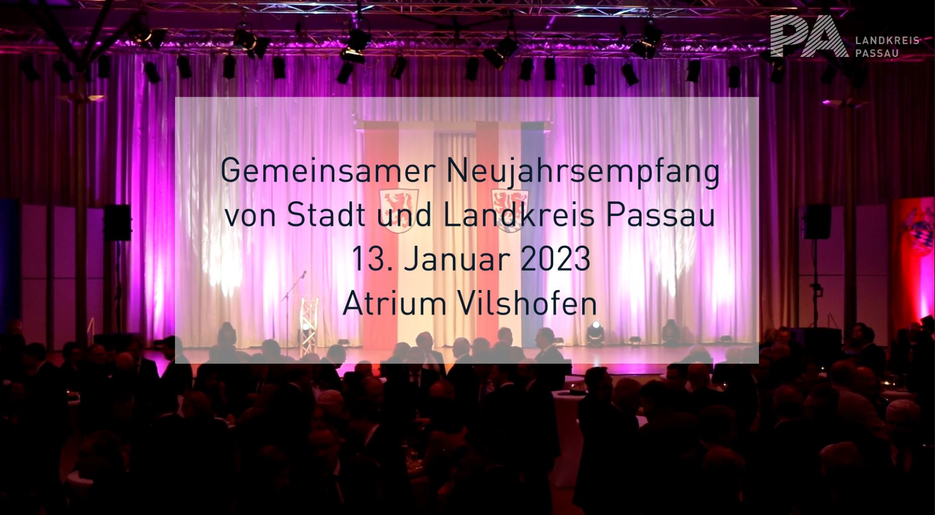 Video zum Neujahrsempfang von Stadt und Landkreis Passau 2023