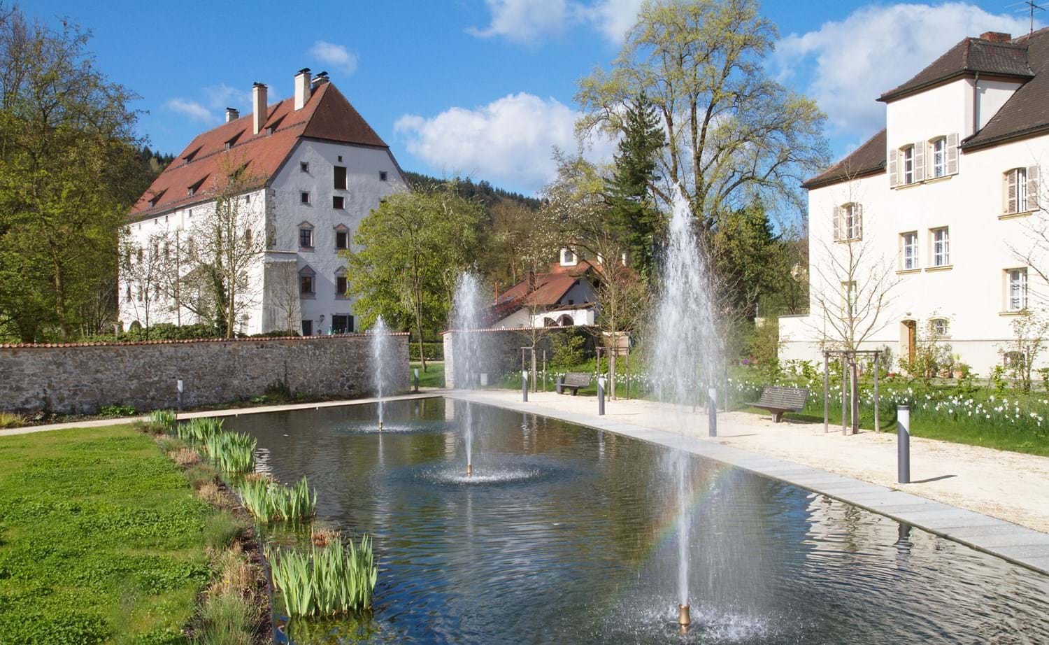 Auch der Schlossgarten ist Ziel der Sommerwanderung in und um Obernzell.