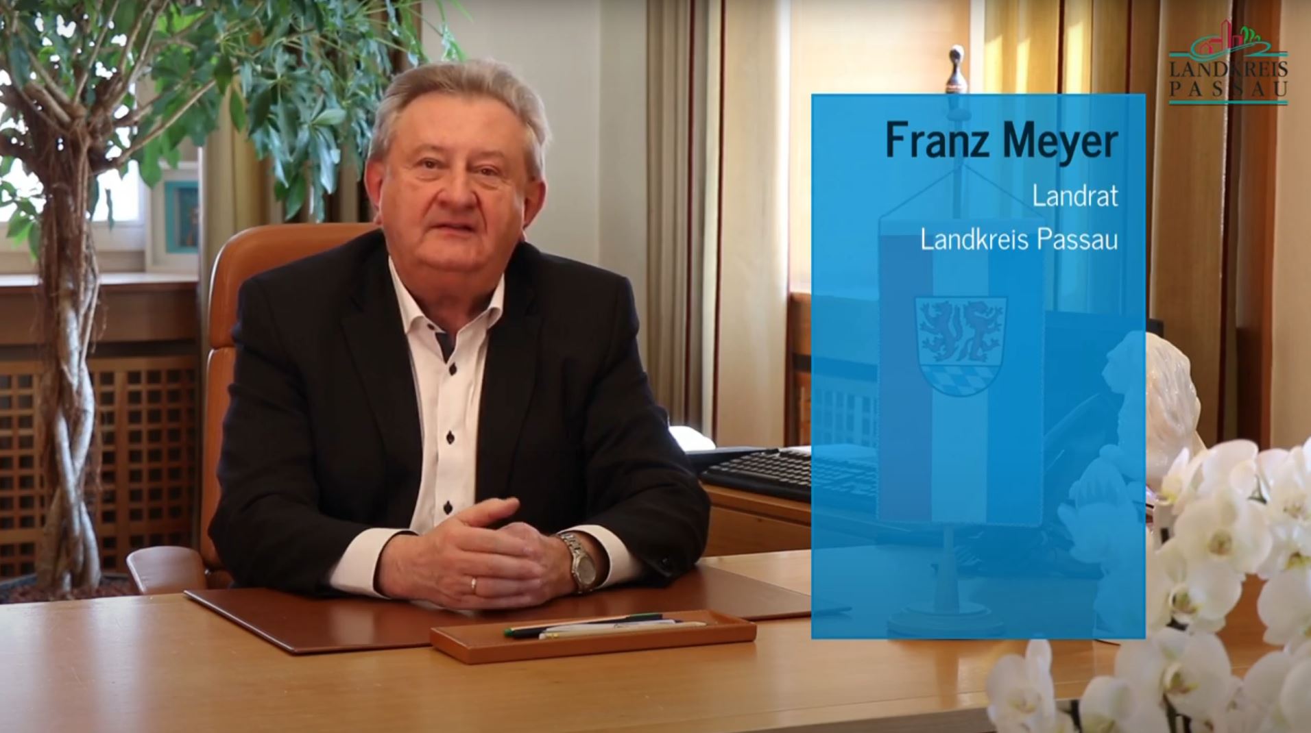 Corona-Krise - Videobotschaft von Landrat Franz Meyer zu Ostern