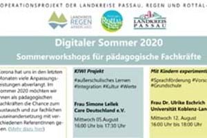 Digitaler Sommer 2020 - Sommerworkshops